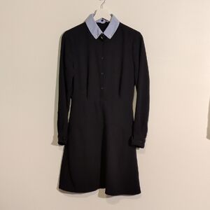 COACH shirt dress with detachable collar - size small